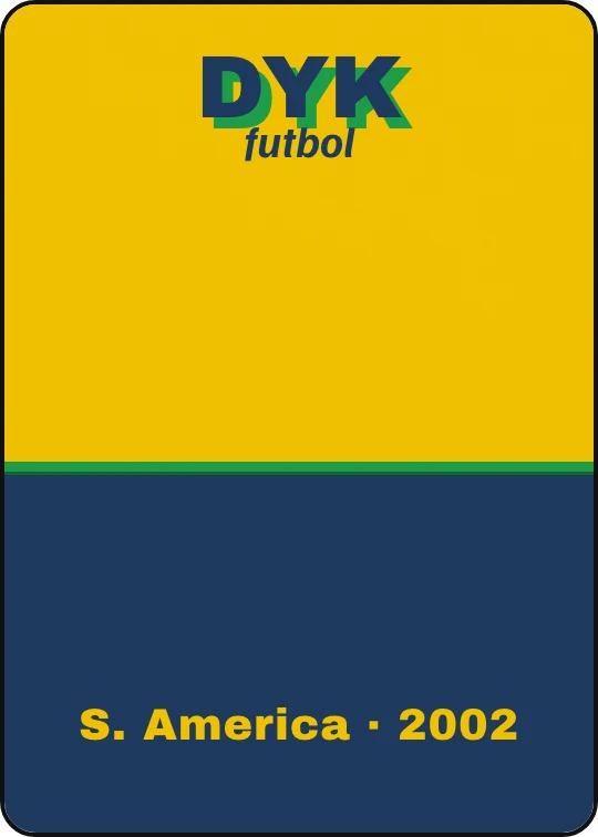 Original Brazil2002 yellow and navy kit-front artwork.